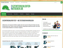 Tablet Screenshot of exzenterschleifer-ratgeber.de